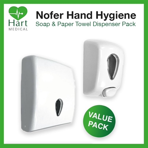 Nofer Commercial Soap & Towel Dispenser Pack